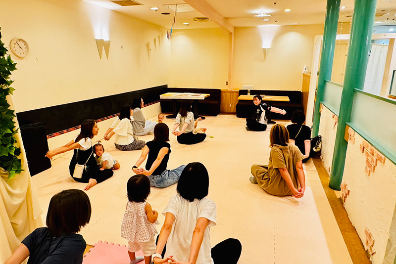 産後ママ向けストレッチ指導