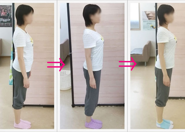 姿勢が良いと似合う服が増える♪